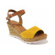 Sandale femei - nubuck natural - alb - SM115616