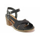 Sandale femei - piele naturală - negru - SM116124