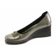 Platforma de pantofi - piele - verde - SM118085