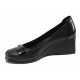 Platforma de pantofi - piele - negri - SM118086