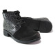 Ghete femei - nubuck natural - negru - SM118757