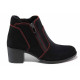 Ghete femei - nubuck natural - negru - SM118848