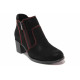 Ghete femei - nubuck natural - negru - SM118848