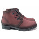 Ghete femei - nubuck natural - bordeaux - SM118992