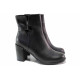 Ghete femei - piele naturală - negru - SM119044