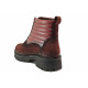 Ghete femei - nubuck natural - bordeaux - SM119068