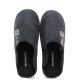 Papuci de casă - material textil de înaltă calitate - negru - SM119179