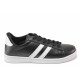 Adidași adolescenti - piele-eco de înaltă calitate - negru - SM117967