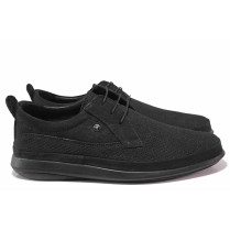 Încălțăminte bărbați - nubuck natural - negru - SM118633