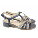 Sandale femei - piele - bleumarin - SM118000