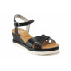 Sandale femei - piele naturală - negru - SM118261