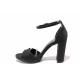 Sandale femei - piele-eco de înaltă calitate - negru - SM119742