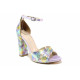 Sandale femei - satin - multicolor - SM119948