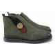 Ghete femei - nubuck natural - verde - SM120641