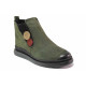 Ghete femei - nubuck natural - verde - SM120641