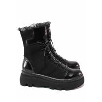 Ghete femei - nubuck natural - negru - SM120864