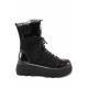 Ghete femei - nubuck natural - negru - SM120864