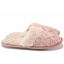 Papuci de casă - material textil de înaltă calitate - roz - SM120466