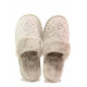 Papuci de casă - material textil de înaltă calitate - bej - SM120468