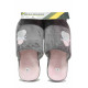 Papuci de casă - material textil de înaltă calitate - gri - SM120492