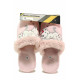 Papuci de casă - material textil de înaltă calitate - roz - SM120498