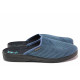 Papuci de casă - material textil de înaltă calitate - albastru - SM120546