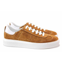 Încălțăminte casuală bărbați - nubuck natural - maro - SM119231