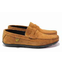 Mocasini - velur natural - maro - SM119247