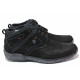 Ghete bărbați - nubuck natural - negru - SM120739