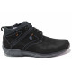 Ghete bărbați - nubuck natural - negru - SM120739