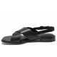 Sandale femei - piele naturală - negru - SM120257