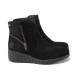 Ghete femei - nubuck natural - negru - SM120635