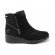 Ghete femei - nubuck natural - negru - SM120635