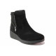 Ghete femei - nubuck natural - negru - SM120635