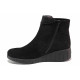 Ghete femei - nubuck natural - negru - SM120635