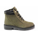 Ghete femei - nubuck natural - verde - SM120676