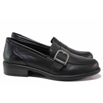 Mocasini - piele naturală - negru - SM121270