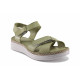 Sandale femei - piele naturală - verde - SM121681