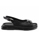 Sandale femei - piele naturală - negru - SM122073