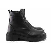 Ghete femei - piele naturală - negru - SM122269