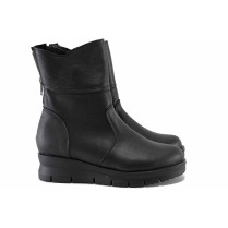 Ghete femei - piele naturală - negru - SM122339