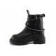 Ghete femei - piele naturală - negru - SM122439