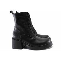 Ghete femei - piele naturală - negru - SM122502