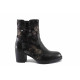 Ghete femei - piele naturală - negru - SM122529