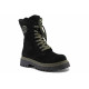 Ghete femei - nubuck natural - negru - SM122584