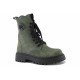 Ghete femei - nubuck natural - verde - SM122585