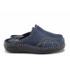 Papuci de casă - material textil de înaltă calitate - albastru închis - SM122279