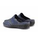 Papuci de casă - material textil de înaltă calitate - albastru închis - SM122279