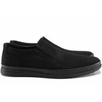 Încălțăminte bărbați - nubuck natural - negru - SM121660