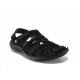 Sandale bărbați - nubuck natural - negru - SM122057